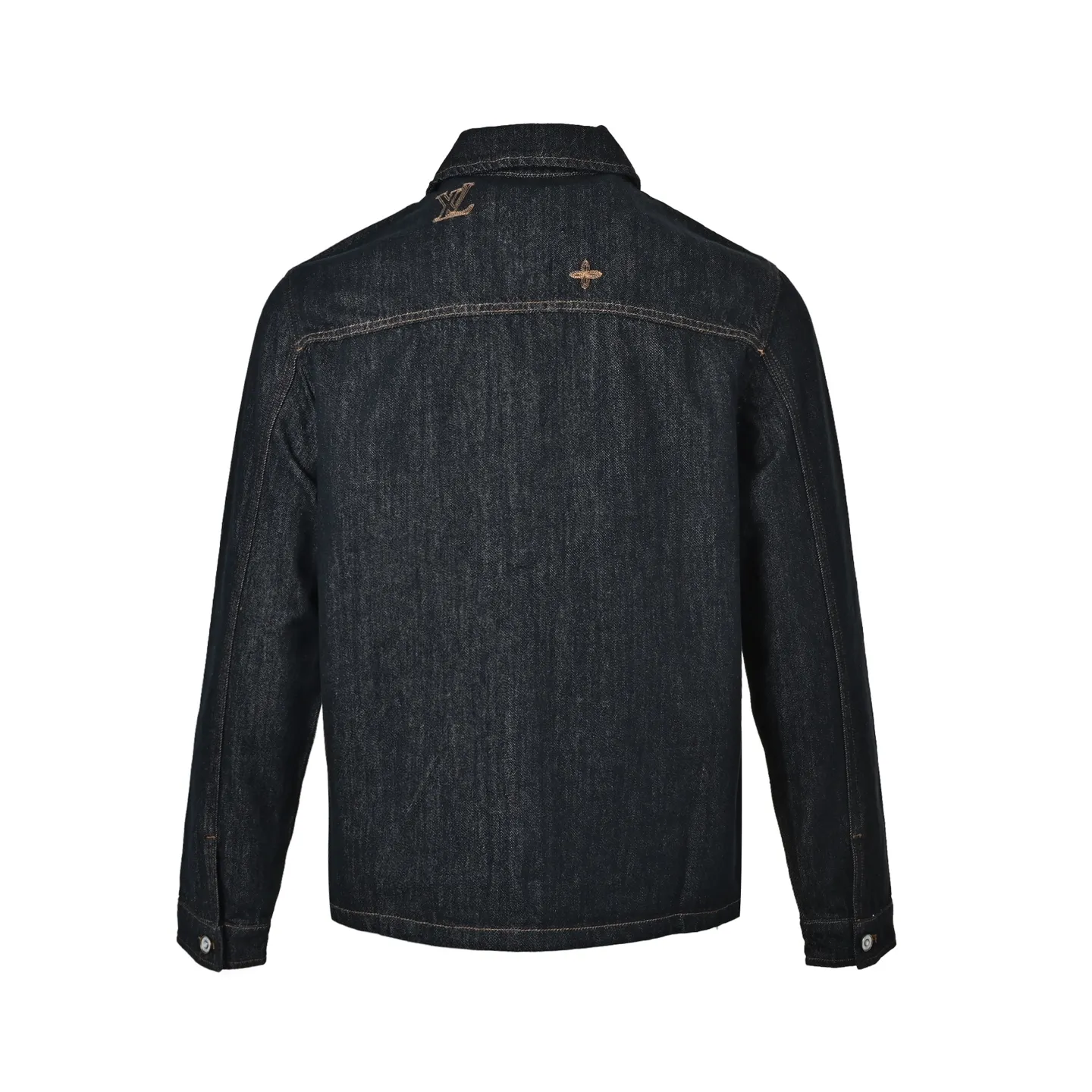 Louis Vuitton/Louis Vuitton embroidered logo denim jacket